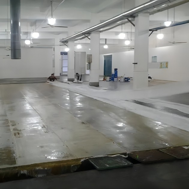 宣威防腐蚀地坪,环氧玻纤地坪，玻纤工业地坪，环氧玻纤布地坪,乙烯基玻纤布地坪产品图3